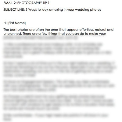 Articles - Wedding Photography E-mail Marketing Kit