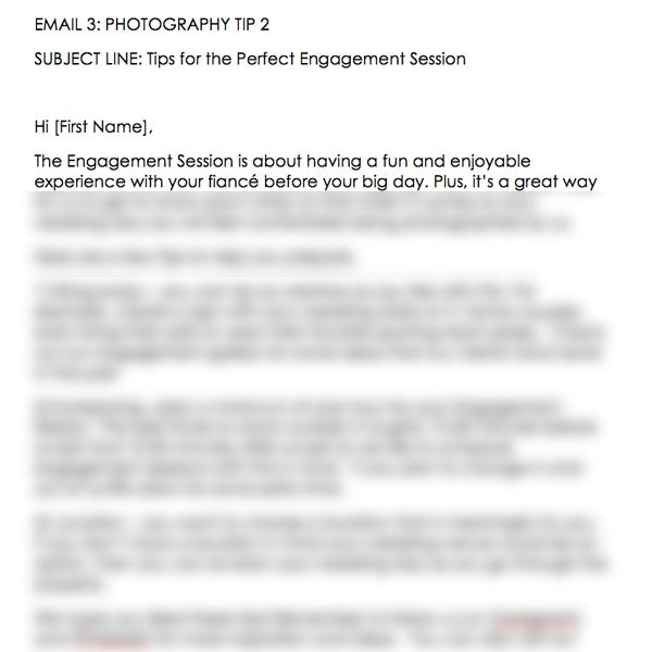 Articles - Wedding Photography E-mail Marketing Kit