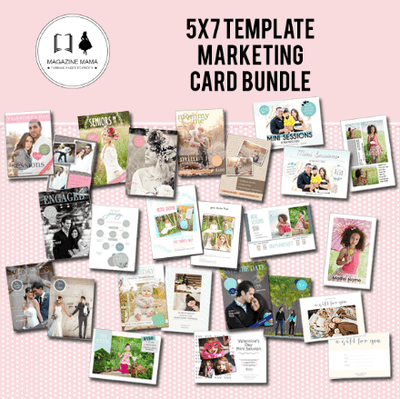 Bundle - Bundle Of 25 Photoshop 5x7 Marketing Templates