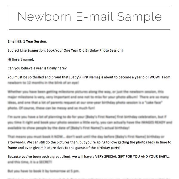 Bundle - Set Of 21 Pre-Written Photography E-mails