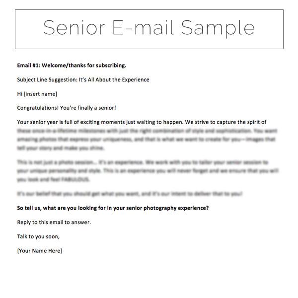 Bundle - Set Of 21 Pre-Written Photography E-mails