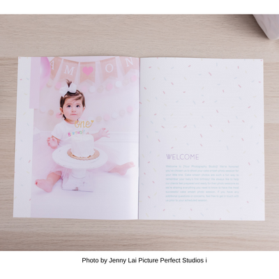 Cake Smash Photographer Welcome Guide Template