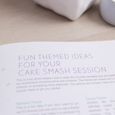 Cake Smash Photographer Welcome Guide Template