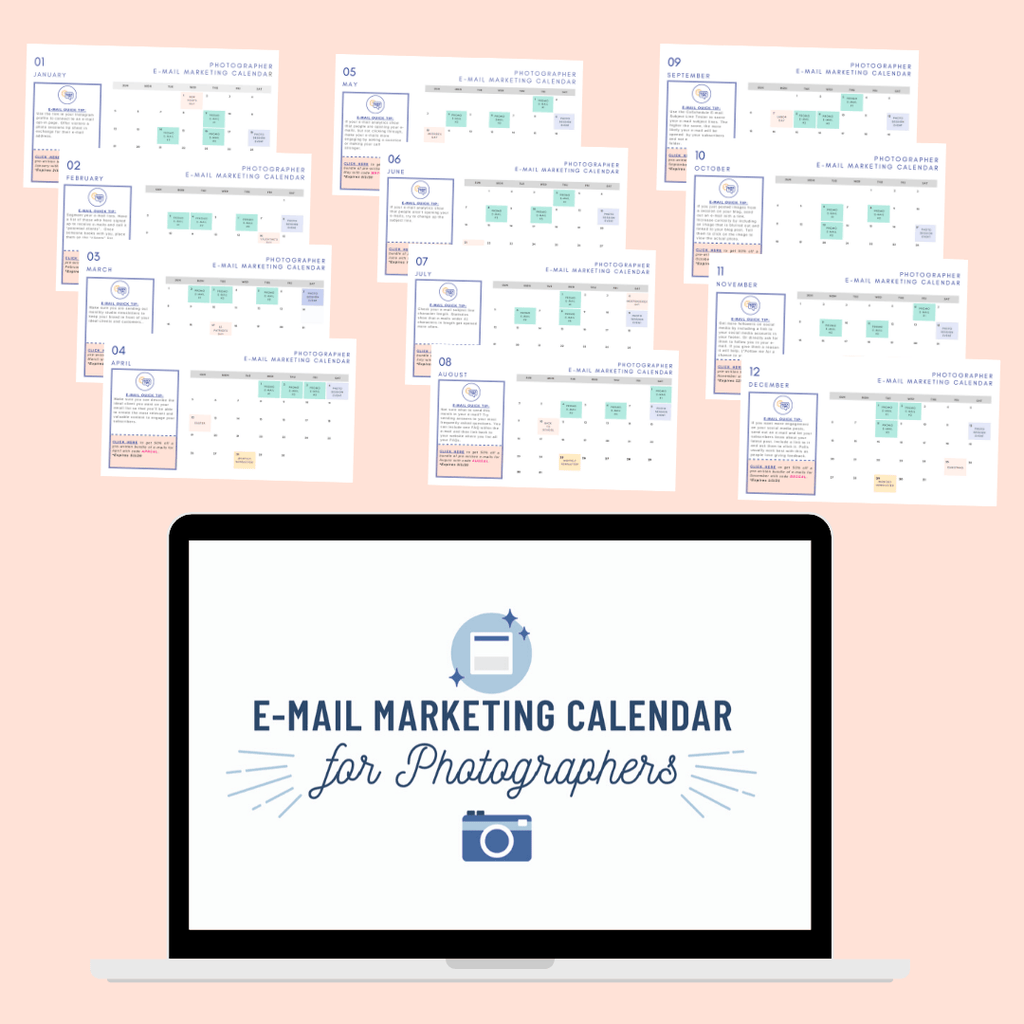 E-mail Marketing for Photographers Calendar
