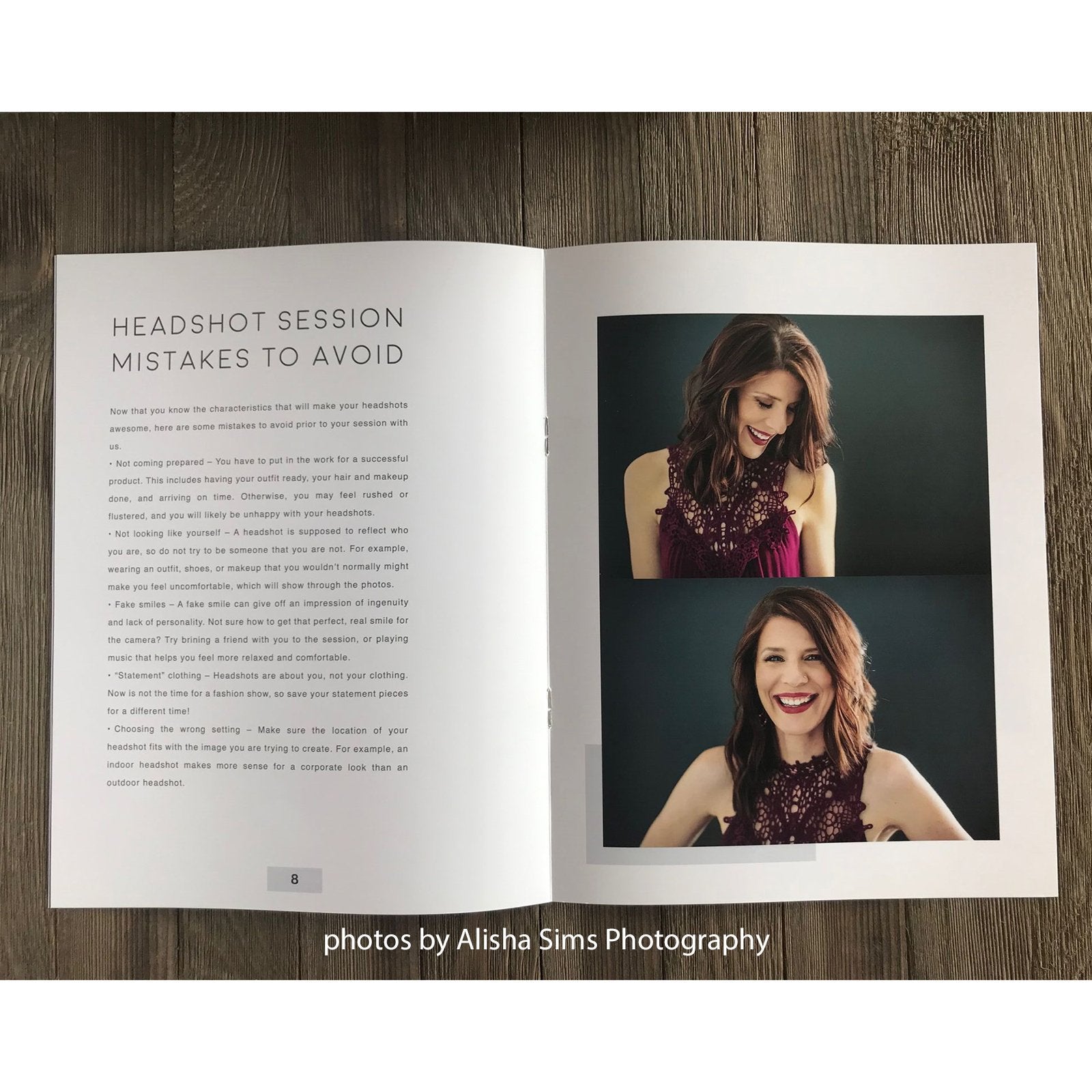 Headshots Magazine Template (Canva Template Version)