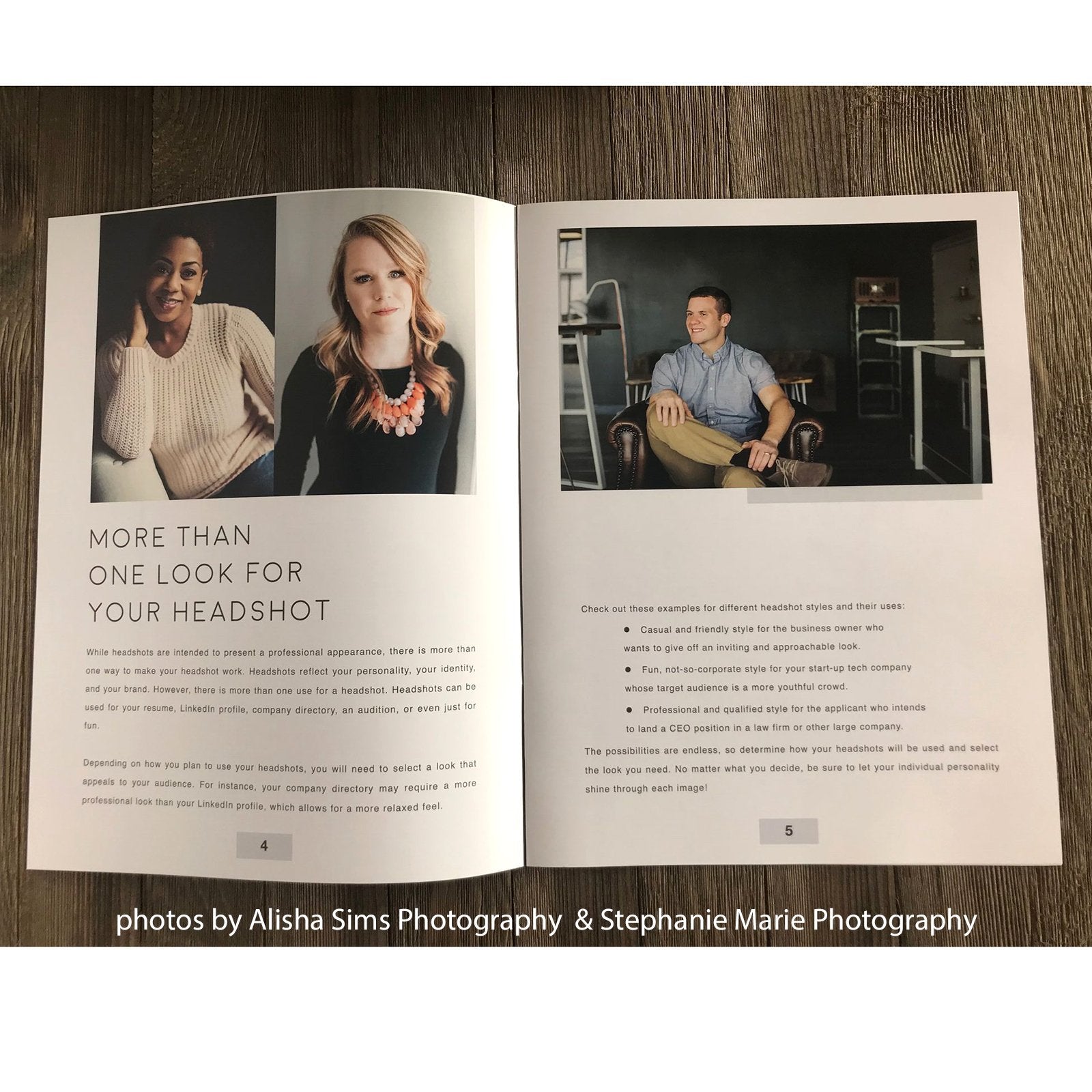 Headshots Magazine Template (Canva Template Version)