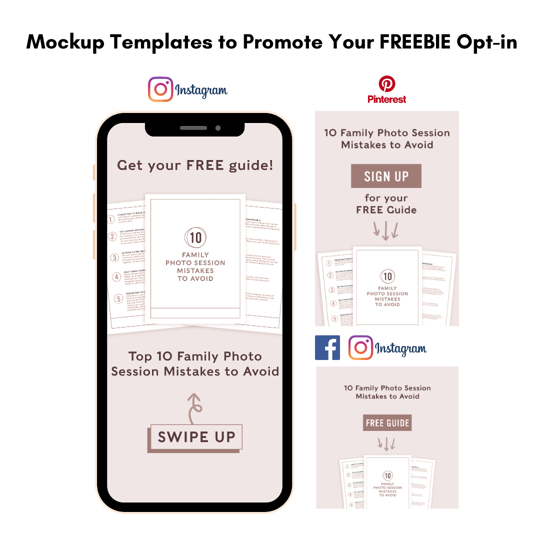 Photographer Lead Magnet Template Kit