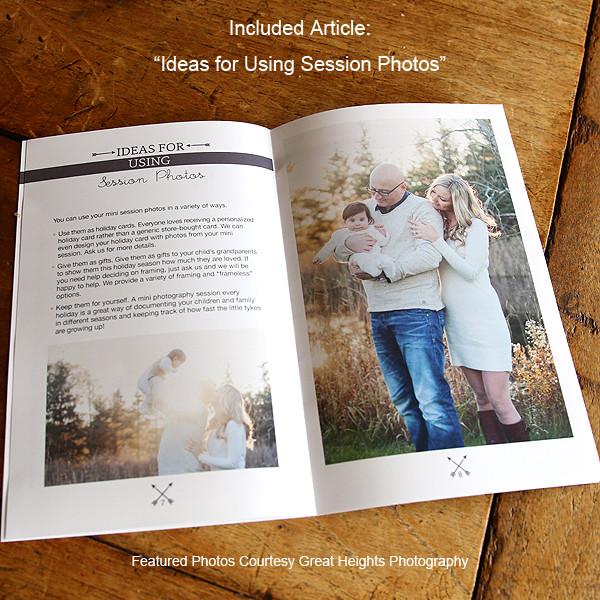 Mini Session Photography Welcome Guide Template