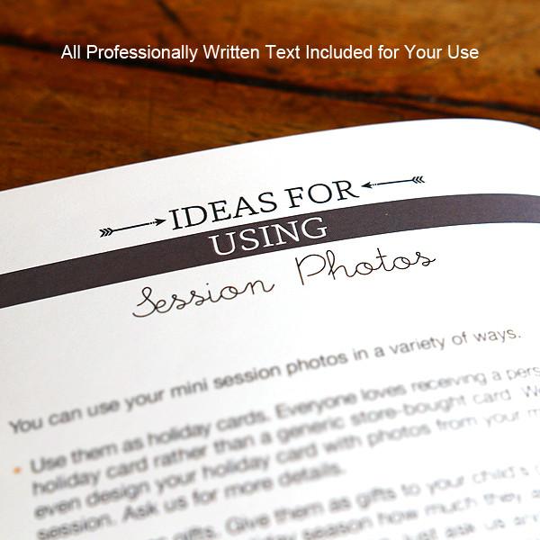 Mini-Magazine - Mini Session Welcome Guide