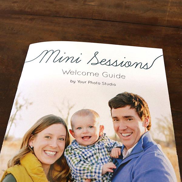 Mini-Magazine - Mini Session Welcome Guide Template
