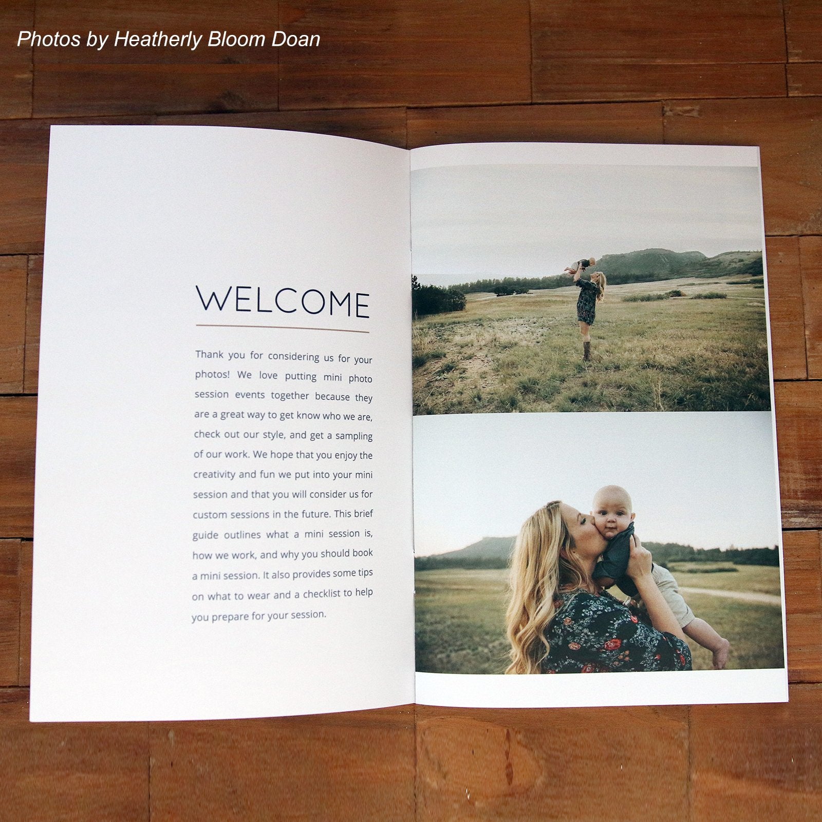 Photography Mini Session Welcome Guide Template