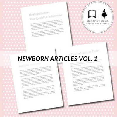 Newborn Photography Text