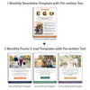 Photography E-mail Newsletter Templates - January