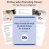 Photographer Marketing Planner and Guide