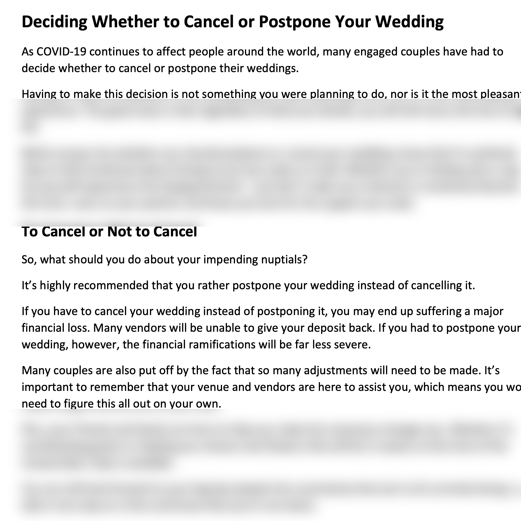 Pre-Written Blog Posts for Photographers and Wedding Professionals