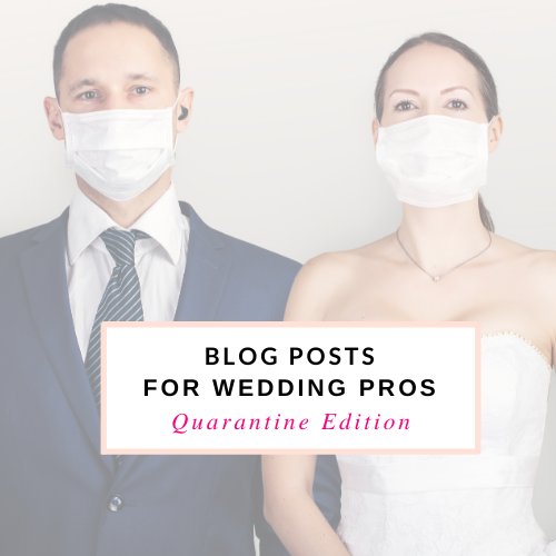 Pre-Written Blog Posts for Photographers and Wedding Professionals