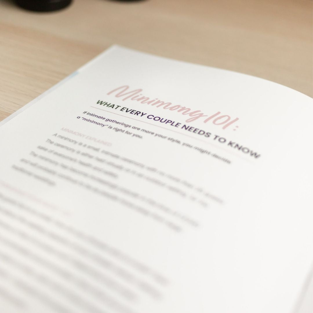 Small Weddings Magazine Template