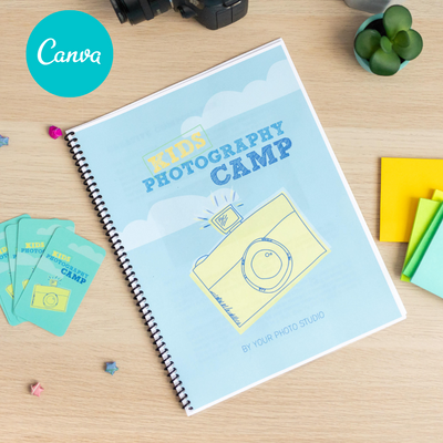 Teaching Kids Photography Camp Curriculum Bundle Canva