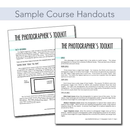 Photography Curriculum Lessons