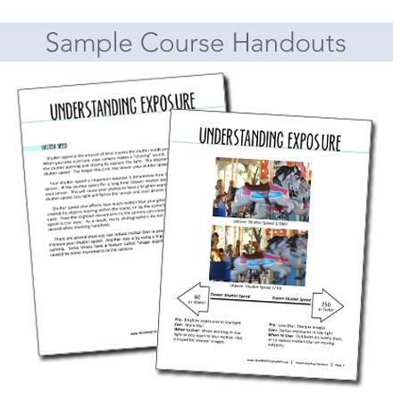 Teaching Photography Sample Lessons