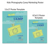 Kids Photography Camp Marketing Posters