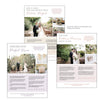 Wedding Photography Newsletter Template Vol. 1 Issue 1