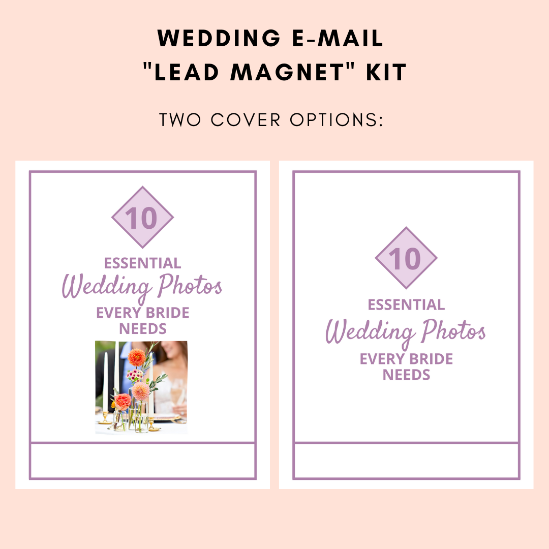 Wedding Photographer Lead Magnet Template Kit