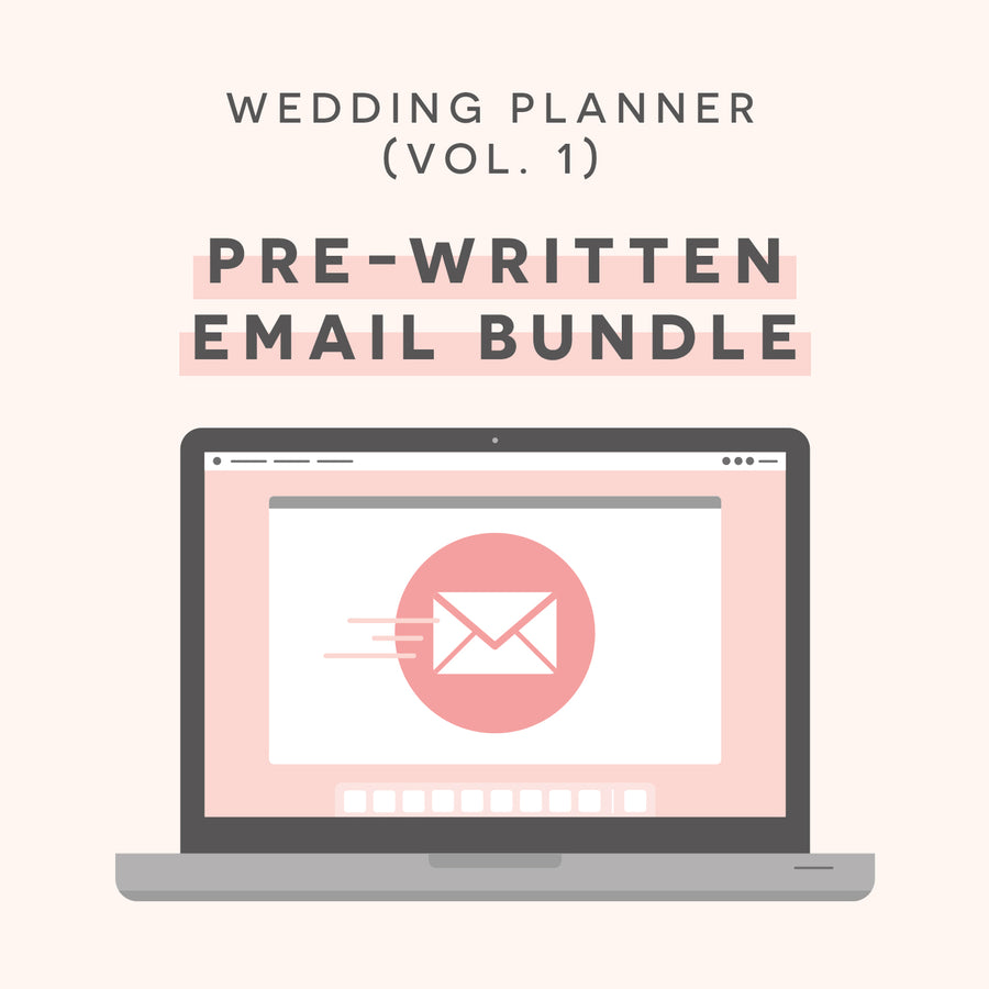 Pre-written E-mail Autoresponders (Set of 5) Wedding Planner