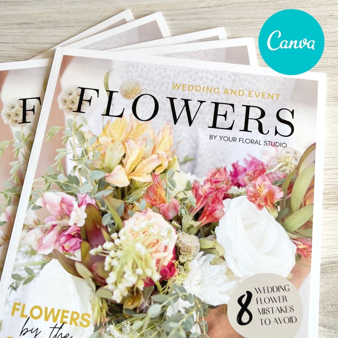 Wedding and Event Flowers Canva Template