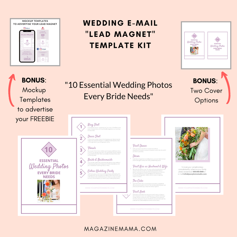 Wedding Lead Magnet Template Kit 01