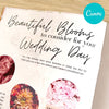 Wedding and Event Flowers Canva Template