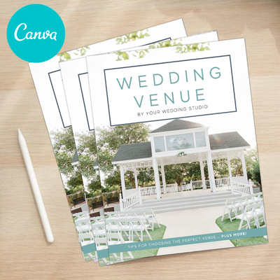 Wedding Venue Magazine Template (Canva Template Version)