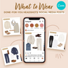 Headshots Photography What to Wear Instagram and Social Media Posts Canva Template